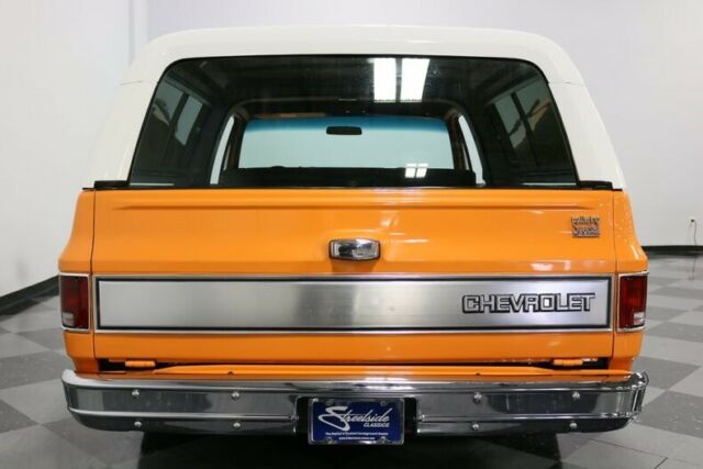1976 Orange Chevrolet Blazer SUV