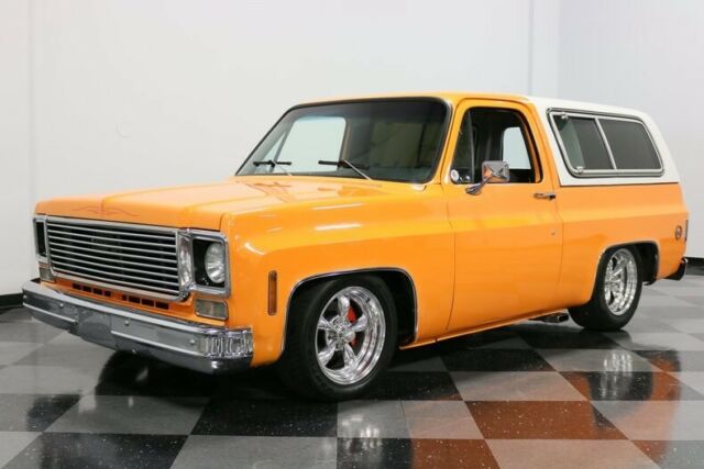 1976 Orange Chevrolet Blazer SUV