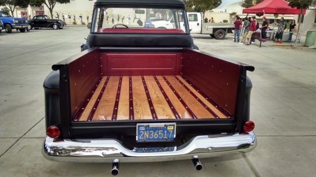 1976 Black Chevrolet C-10 step side