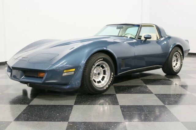 1980 Blue Chevrolet Corvette Coupe