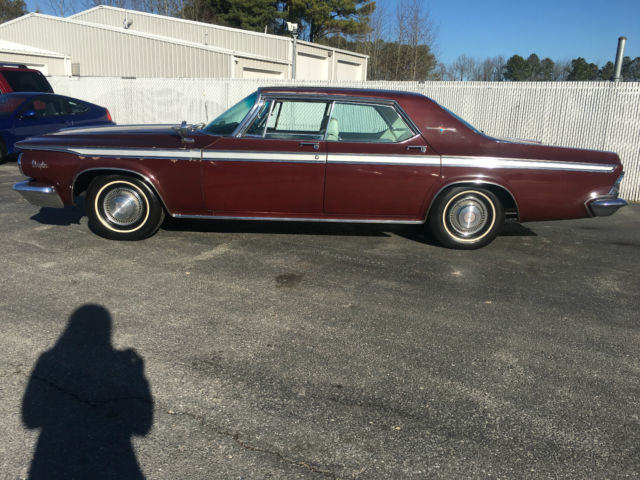 1964 red Chrysler 300 Series 4 door