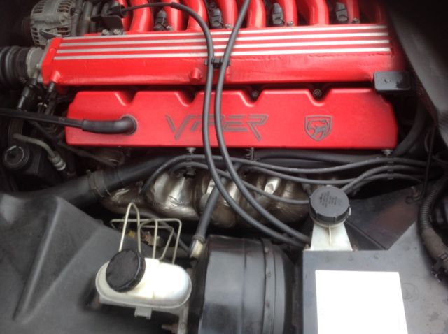 1992 Red Dodge Viper Convertible