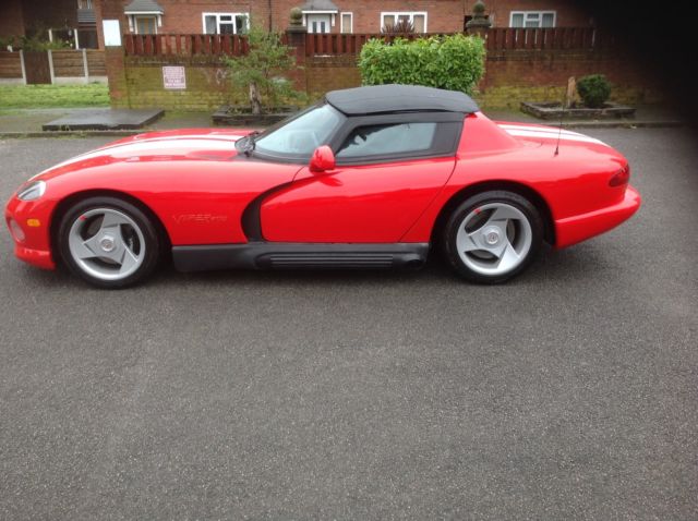 1992 Red Dodge Viper Convertible