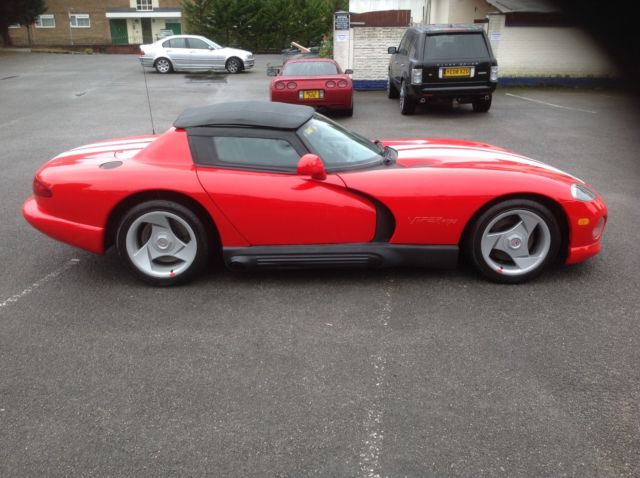 1992 Red Dodge Viper Convertible