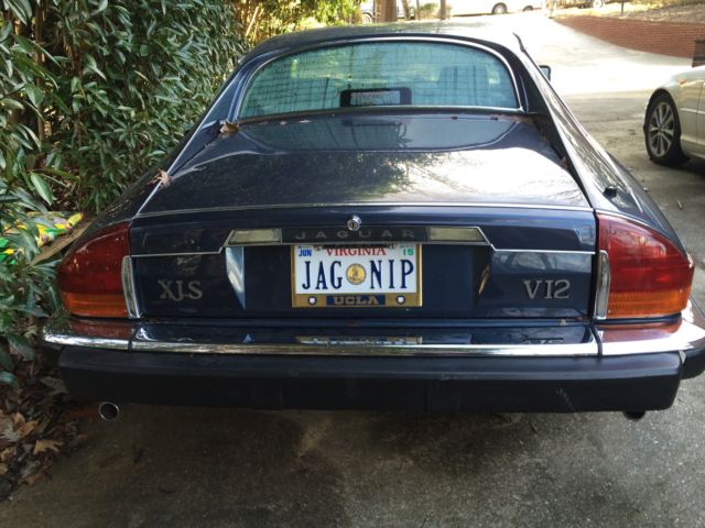 1987 Windsor Blue Jaguar XJS Coupe