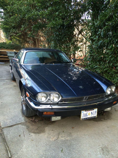 1987 Windsor Blue Jaguar XJS Coupe