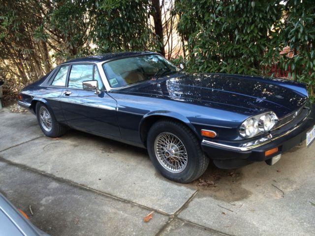 1987 Windsor Blue Jaguar XJS Coupe