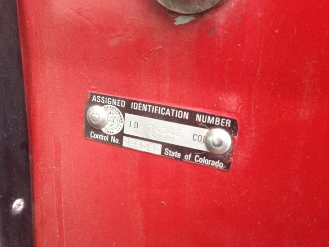 1968 Red Chevrolet Corvette Convertible