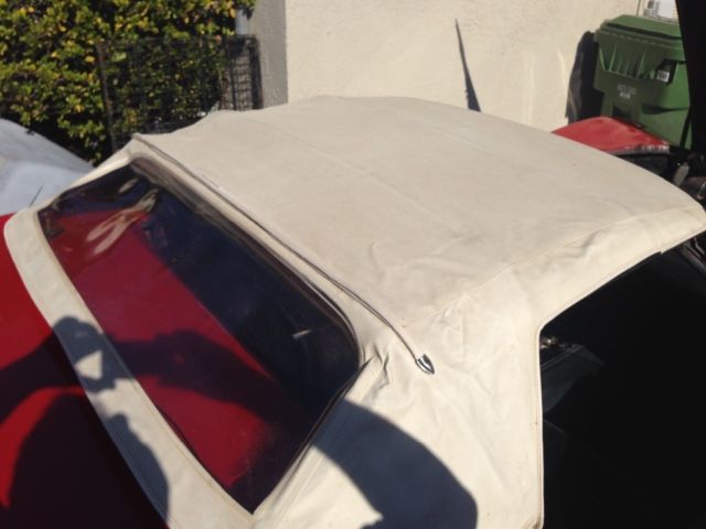 1968 Red Chevrolet Corvette Convertible