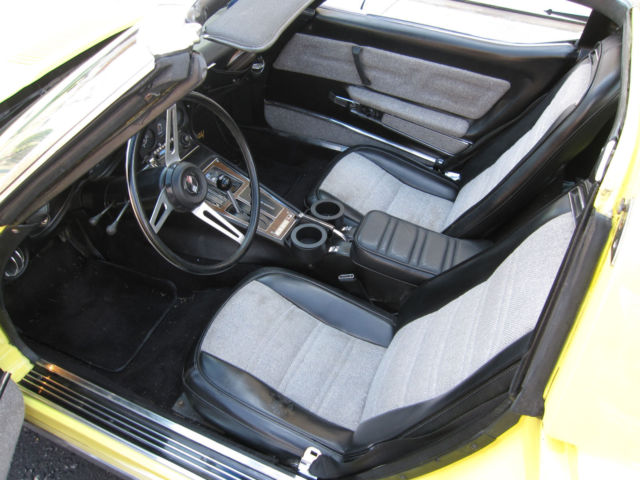 1975 Custom Yellow Chevrolet Corvette Coupe