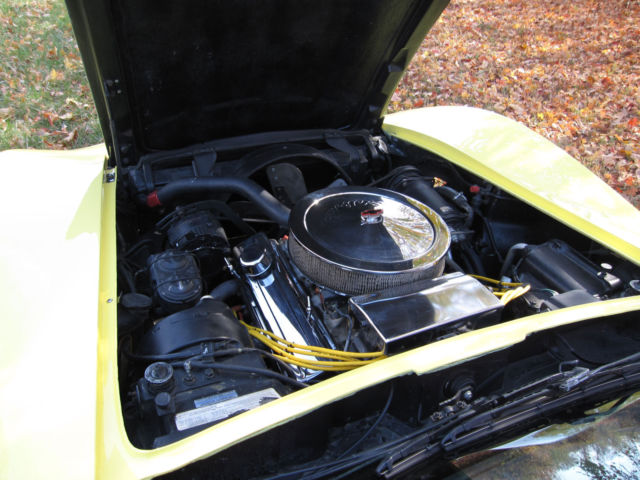 1975 Custom Yellow Chevrolet Corvette Coupe