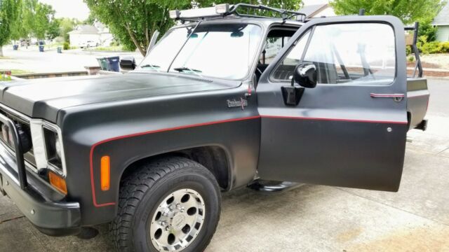 1973 Black Chevrolet C/K Pickup 2500 Standard Cab Pickup