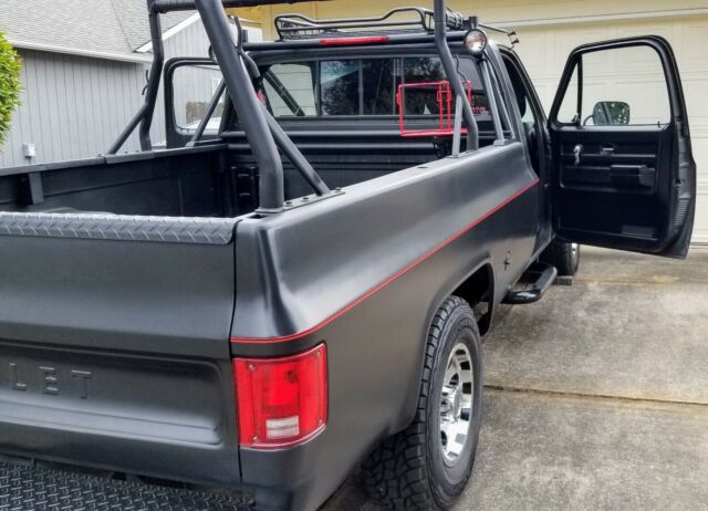 1973 Black Chevrolet C/K Pickup 2500 Standard Cab Pickup