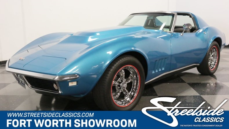 1968 Blue Chevrolet Corvette Coupe