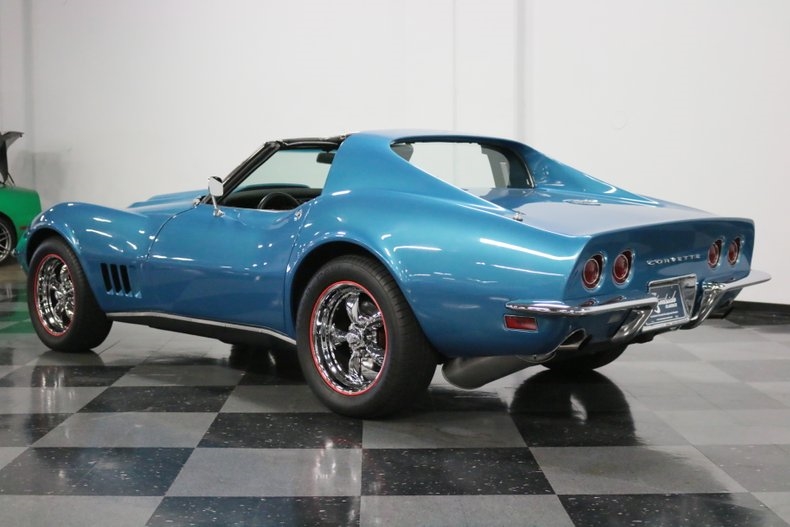 1968 Blue Chevrolet Corvette Coupe