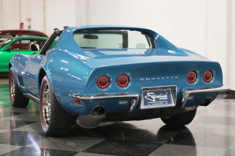 1968 Blue Chevrolet Corvette Coupe