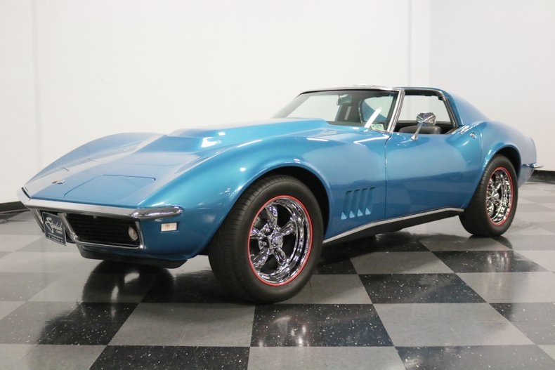 1968 Blue Chevrolet Corvette Coupe