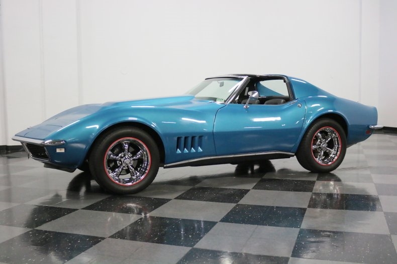 1968 Blue Chevrolet Corvette Coupe