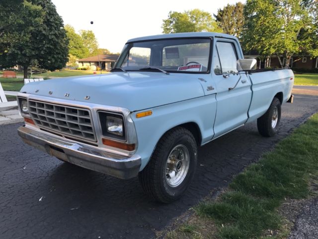 1979 Blue Ford F-250
