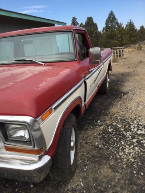 1979 Red Ford Mustang Crew Cab Pickup