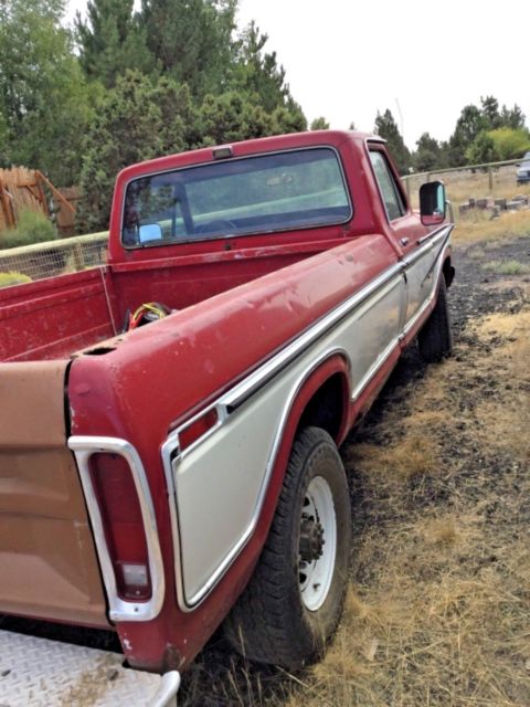 1979 Red Ford Mustang Crew Cab Pickup