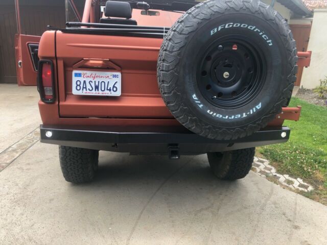 1972 Flat Burned Orange Ford Bronco