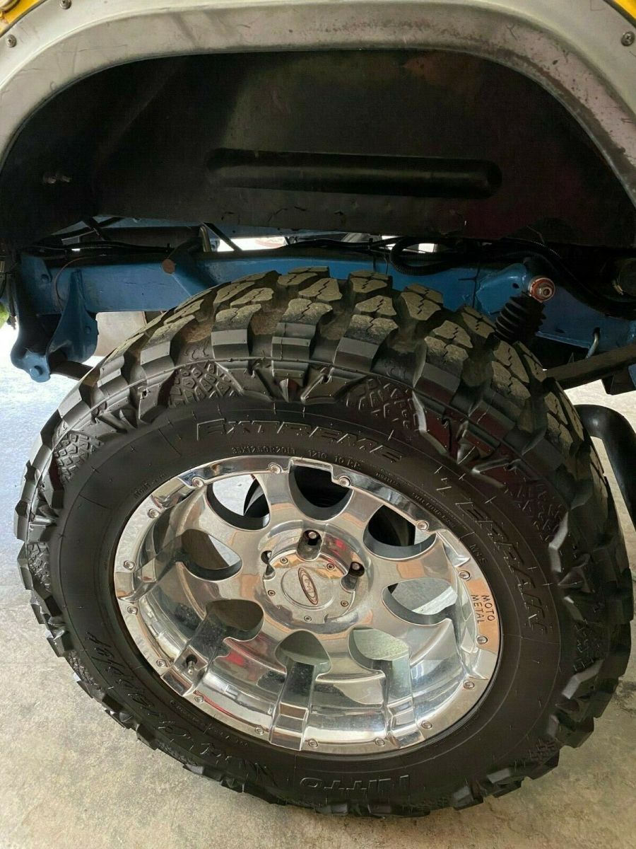 1966 Yellow Ford Bronco SUV