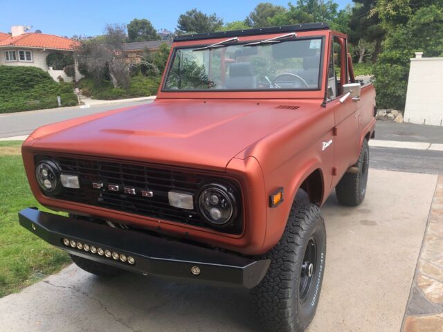 1972 Flat Burned Orange Ford Bronco