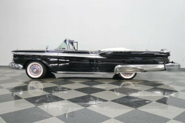 1959 Black Ford Galaxie Convertible