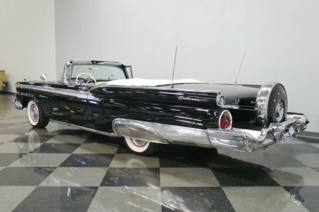 1959 Black Ford Galaxie Convertible