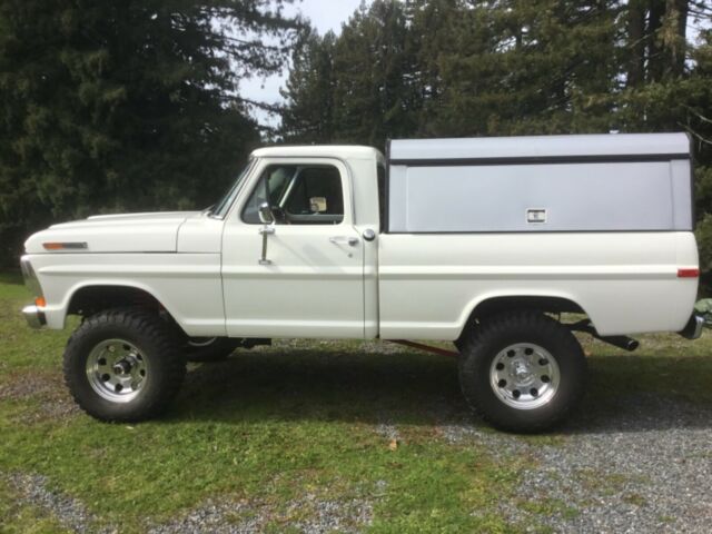 1971 White Ford F-100 Standard Cab Pickup