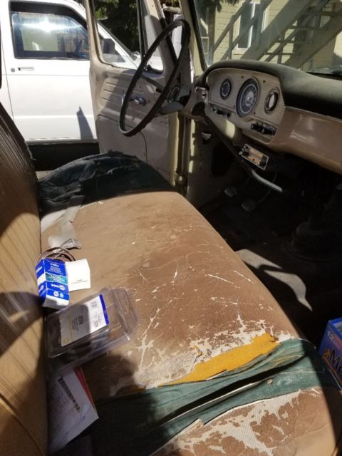 1966 Beige Ford F-100 Standard Cab Pickup