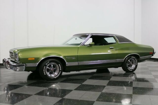 1973 Green Ford Torino Hardtop