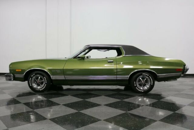 1973 Green Ford Torino Hardtop