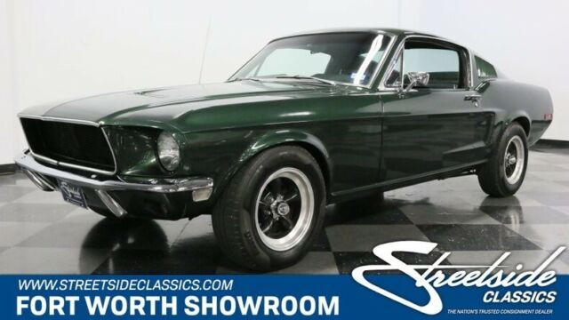 1968 Green Ford Mustang Coupe