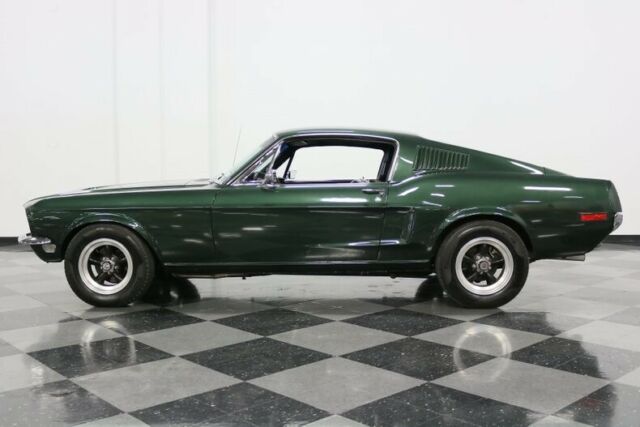 1968 Green Ford Mustang Coupe