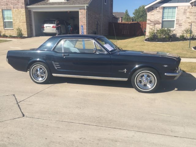 1966 Navy Blue Ford Mustang Coupe