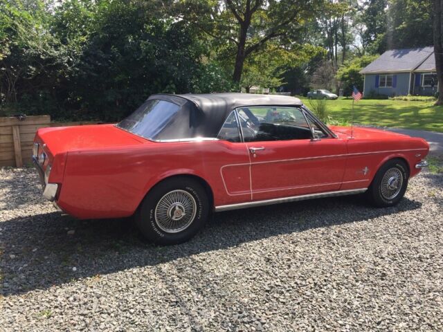 1966 Red Ford Mustang Convertible
