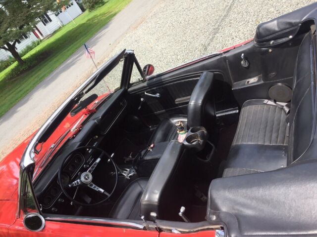1966 Red Ford Mustang Convertible