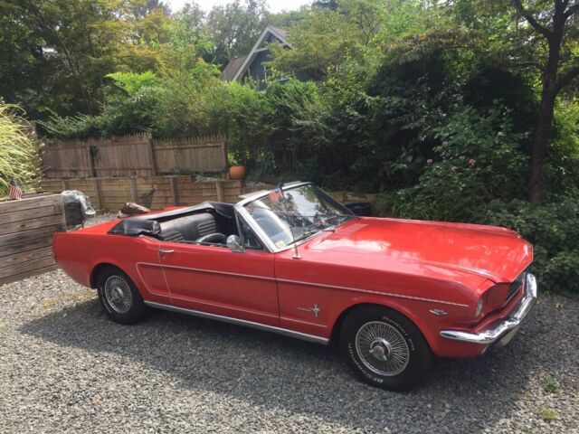 1966 Red Ford Mustang Convertible