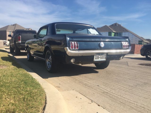 1966 Navy Blue Ford Mustang Coupe