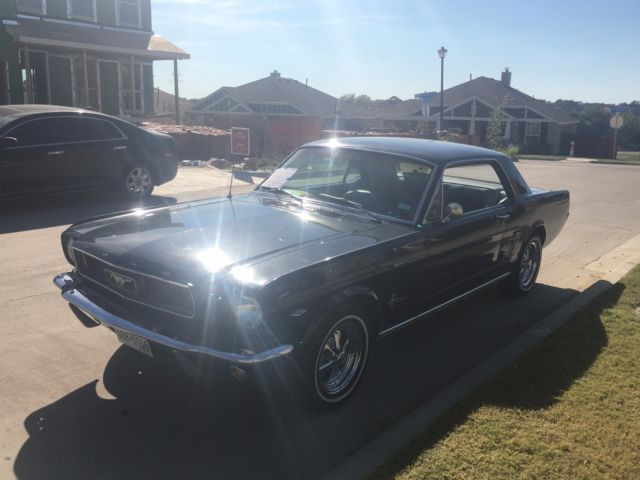 1966 Navy Blue Ford Mustang Coupe