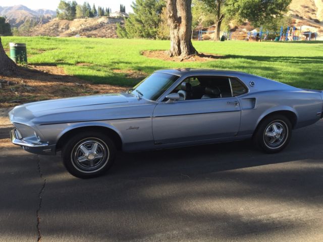1969 Blue Ford Mustang Coupe