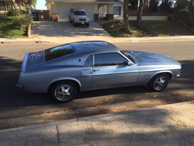 1969 Blue Ford Mustang Coupe