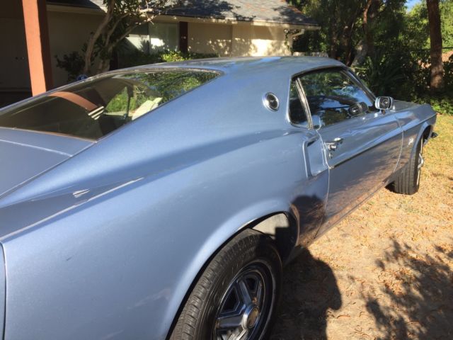 1969 Blue Ford Mustang Coupe