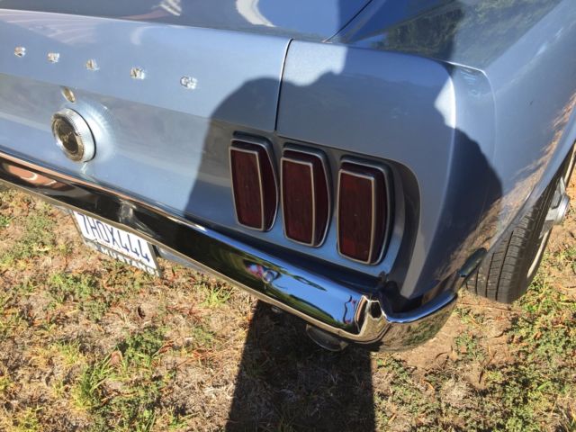 1969 Blue Ford Mustang Coupe