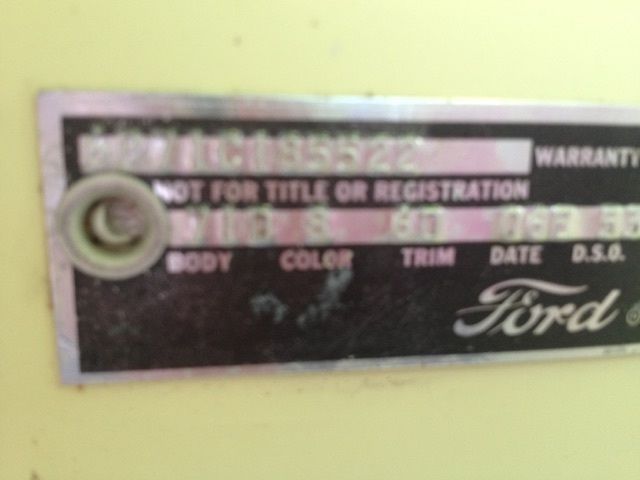 1966 Yellow Ford Other Wagon