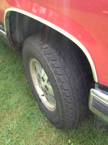 1991 Red & Black Chevrolet Other Pickups Standard Cab Pickup