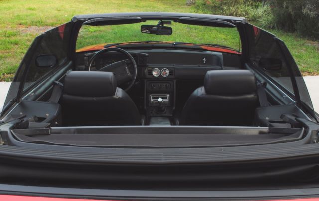 1993 Vibrant Red Ford Mustang Convertible