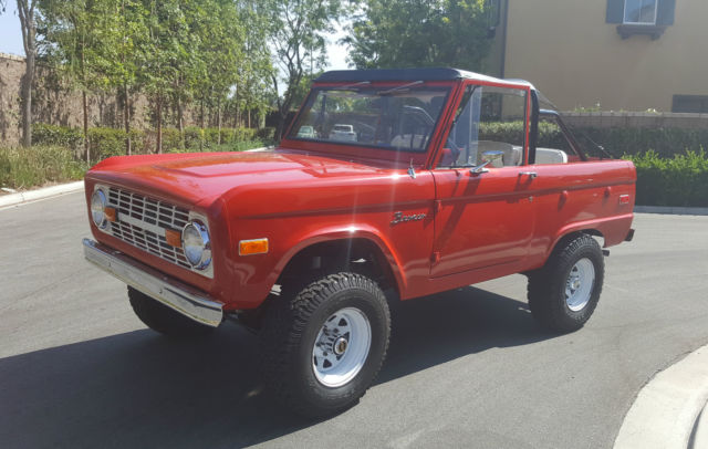 1974 Red Ford Bronco SUV